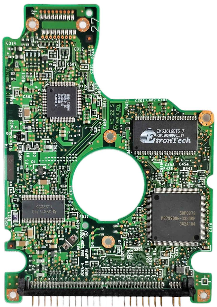 Плата HDD PCB 36H6062 07N9085 Hitachi IC25N030ATCS04 IC25N040ATCS04