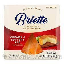 Сир Briette Greamy Buttery red 125г 10 гр ящ