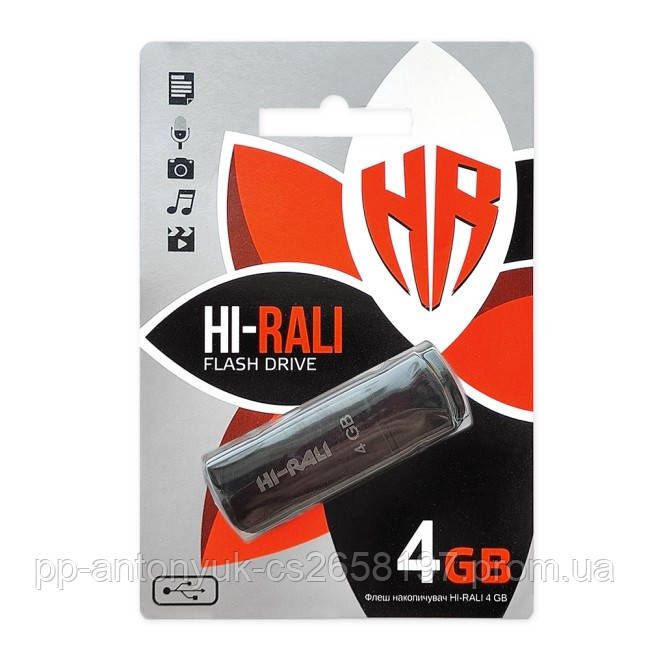 Флеш-накопичувач 4GB Hi-Rali Taga USB 2.0