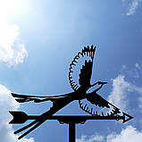 Флюгер Ластівка, флюгер на дах з металлу 2 мм, фото 10