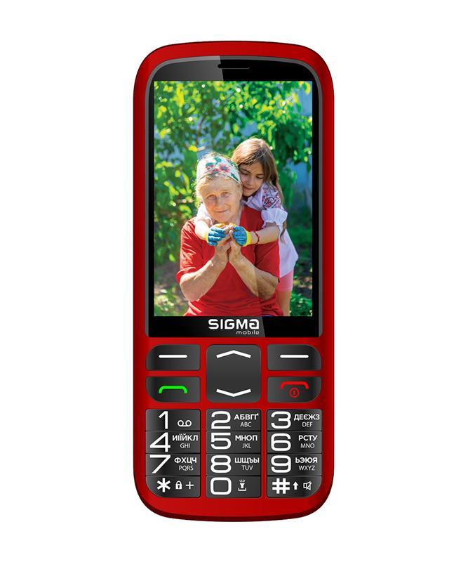 Мобільний телефон Sigma mobile Comfort 50 Optima Type-C Dual Sim Red (4827798122327), фото 1
