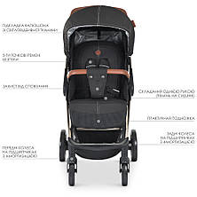 Коляска дитяча ME 1071-1 GALLANT v.2 Black Night, фото 3