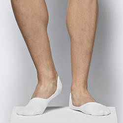Шкарпетки слідки унісекс atlantic MSC-173 41-43, Білий