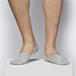 Шкарпетки слідки унісекс atlantic MSC-173 44-46, Сірий