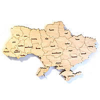 Магнит на холодильник "Карта Украины" 30х20 см
