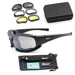 Окуляри тактичні Daisy X зі змінними лінзами / Окуляри сонцезахисні поляризаційні