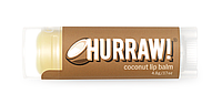 HURRAW! Coconut Lip Balm Бальзам для губ з ароматом кокосу, 4.8 г