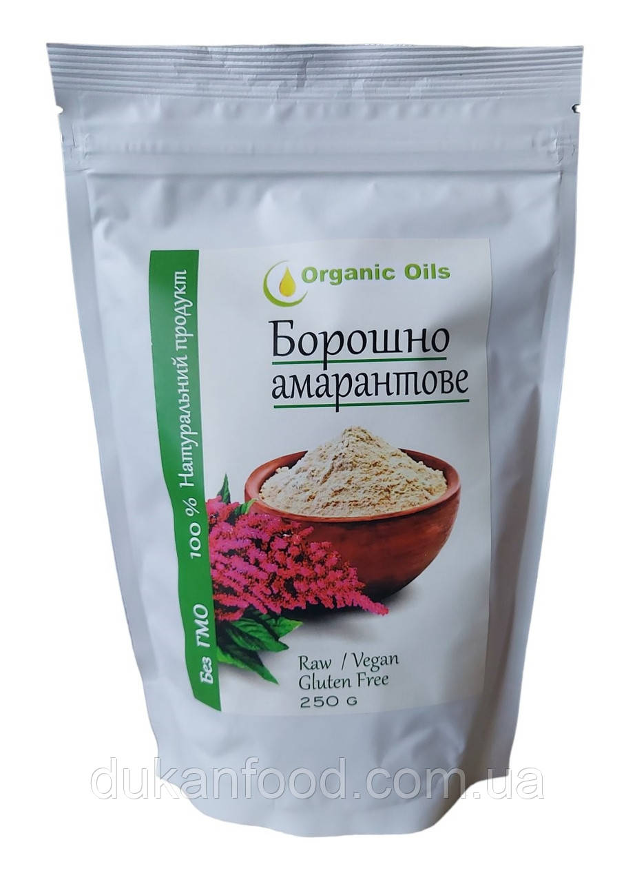 Амарантове борошно без глютену Organic Oils, 250 г
