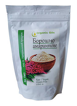 Амарантове борошно без глютену Organic Oils, 250 г