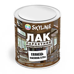 Лак для Підлоги Skyline Паркетний Акрил-поліуретановий Глянцевий 0.75 л