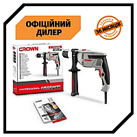 Дрель ударная CROWN CT10128C Топ 3776563