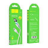 Магнітний кабель USB Hoco X63 Racer magnetic Type-C, 1м White, фото 2