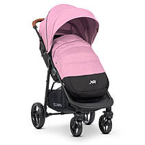 Коляска дитяча ME 1024 X4 Pink Lines з дощовиком і чохлом на ніжки до 15кг, фото 5