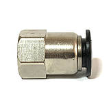 Фітинг нікельований для пневмошланга 10 мм, різьблення 1/4 МАМА, фото 8