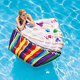 Надувний плотик Intex 58770 Кекс (142×135 см), фото 2