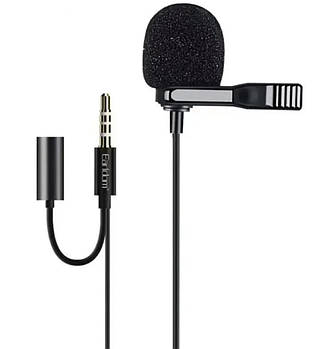Петличний мікрофон Earldom Type-c ET-E39 Black