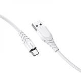 Магнітний кабель USB Hoco X63 Racer magnetic Type-C, 1м White, фото 3