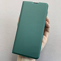 Чехол-книга для Samsung Galaxy A51 книжка софт тач на телефон самсунг а51 темно-зеленая p8b