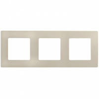 Рамка на 3 пости, слонова кістка — Legrand Etika