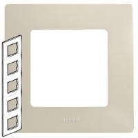 Рамка на 5 постів, слонова кістка — Legrand Etika