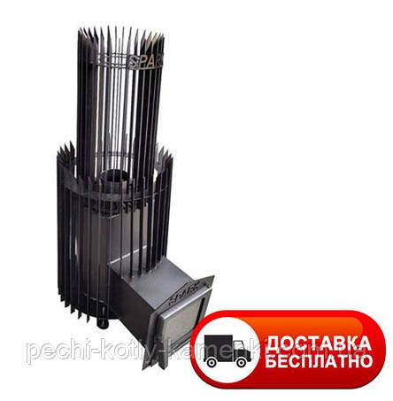 Піч для лазні Spark V.k.01 до 18 м³ зі склом (сталь 3-6 мм), фото 1