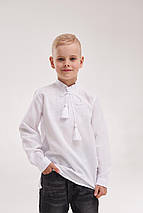 Сорочка з білою вишивкою для хлопчика MEREZHKA  "Зірка", фото 2