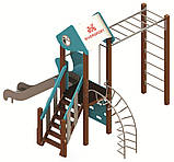 Ігровий комплекс "Однобаштовий з рукоходом" SiverSport KID701.5, фото 2