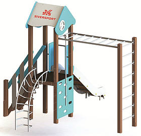 Ігровий комплекс "Однобаштовий з рукоходом" SiverSport KID701.5