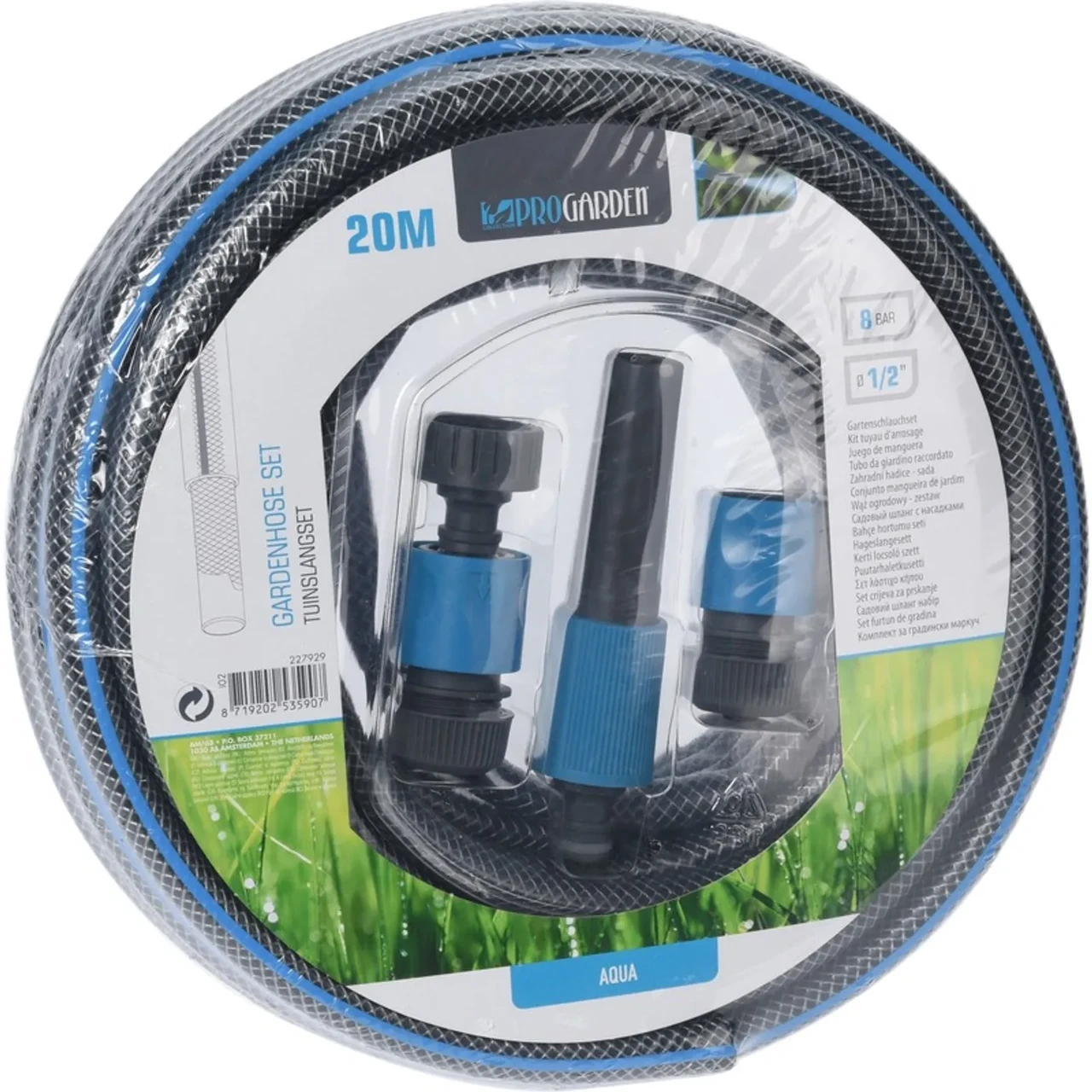 Садовий шланг із конекторами 1/2" 20 м Pro Garden