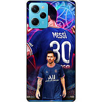 Силіконовий бампер чохол для Xiaomi Poco X5 Pro 5G з малюнком Мессі ПСЖ Messi