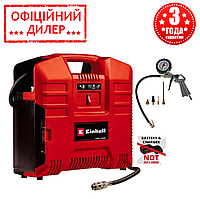 Компрессор безмасляный аккумуляторный Einhell TE-AC 36/8 Li OF Set-Solo (36В, 130 л/мин) (Без АКБ и ЗУ)