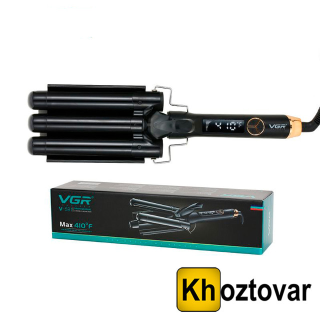 Плойка потрійна професійна VGR V-591