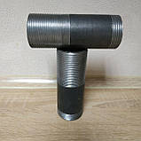 Згін сталевий сантехнічний без покриття Ду-40 без комплекту Гост 8969-75 фітинг сталевий, фото 4