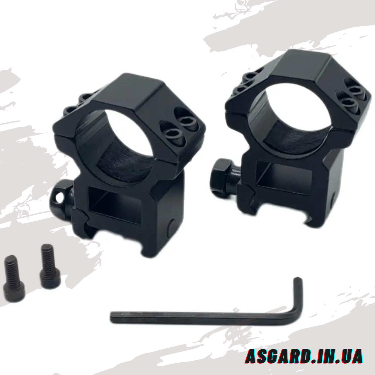 Кріпильні кільця Discovery Ø25.4 мм / Weaver / Н=18 мм ASG