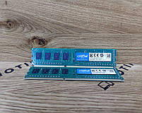Оперативна пам'ять Crucial DDR3L-1600 UDIMM 4GB 1.35V CL11 (CT51264BD160B) Вживана, фото 2