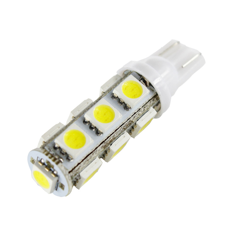 Світлодіодна лампа AllLight T10 13 діодів SMD-5050 W2,1x9,5d 12V WHITE