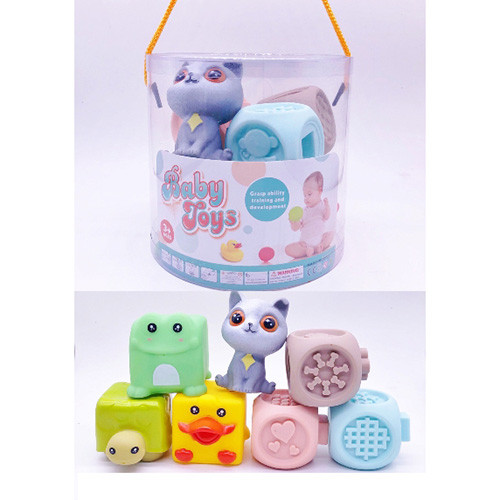 KMSCA97-2C Іграшка для купання тварини та фігури 7 шт.,бризкалка в колбі 14,5-14-14,