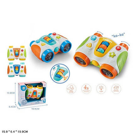KMQF366-048 Калейдоскоп музичний, звук, світло, режими, коробка 15,9*6,4*19,9см, фото 1