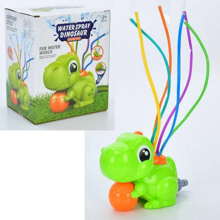 KM99930 Гра для купання динозавр 19 см розпорошує воду, у коробці 19-16-12 см, фото 1