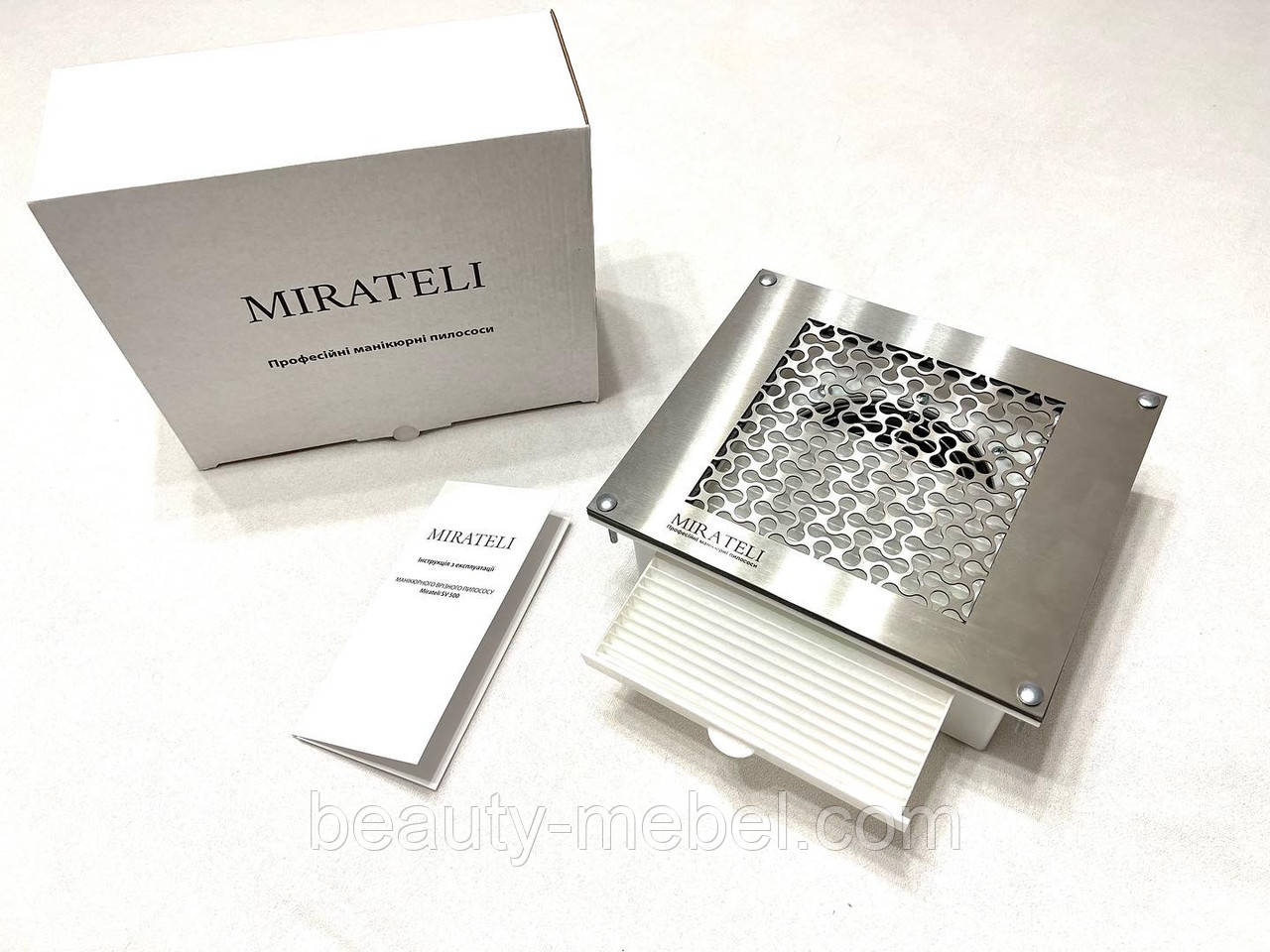 Вытяжка для маникюра Mirateli SV 500 врезная с НЕРА фильтром, фото 1
