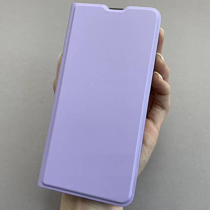 Чохол-книга для Xiaomi Redmi Note 9 книжка софт тач із захистом камери на сяомі редмі нот 9 бузкова p8b, фото 1