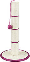 Когтеточка-столбик с игрушкой на веревке Trixie 35*35*62 см (в ассортименте)