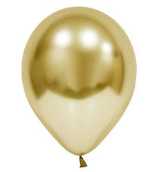 Повітряні кулі Balonevi (30 см) 5 шт, Туреччина, колір - золото (хром)