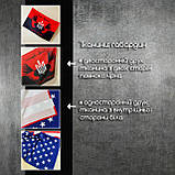 Односторонній прапор Хмельницької області, 135 см × 90 см, нейлонова тканина, фото 2