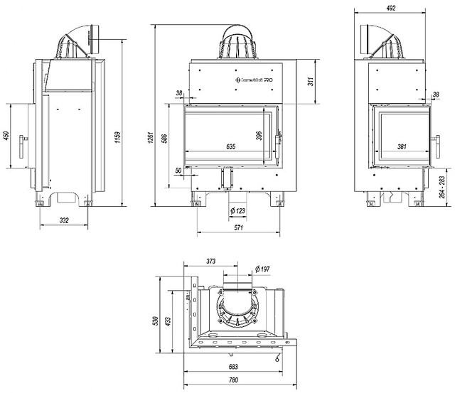 KRATKI MBM 10 ЛЕВАЯ BS ГНУТОЕ СТЕКЛО (10,0 кВт)