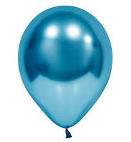 Воздушные шары Balonevi (30 см) 5 шт, Турция, цвет - голубой (хром)