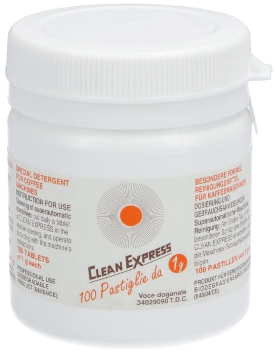 Таблетки від кавових олій Clean Express, 100 шт, 1 грам