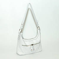 Шкіряна жіноча сумочка 13 біла