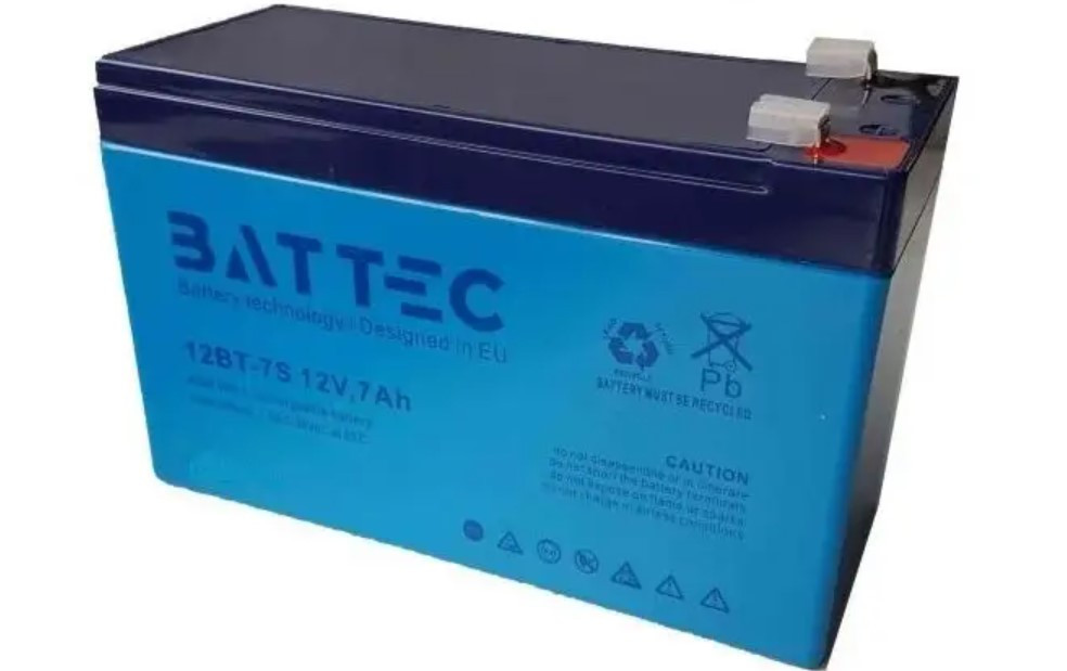 Аккумуляторная батарея 12В/7Ач BATTEC  по выгодной цене в Днепре .