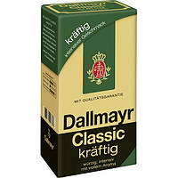 Кофе молотый немецкий Dallmayr Kraftig Classic, 500г, купаж арабики и робусты